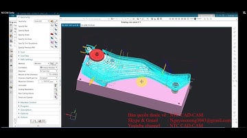 NX CAM Cavity mill part3