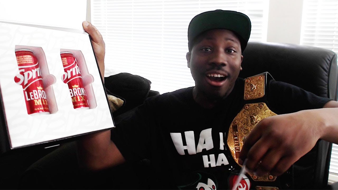 Sprite #LeBronsMix Unboxing & Taste Test - LeBron James & NBA 2k Sent Present on QJB Birthday! qjb nba