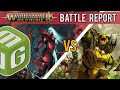 New Soulblight Gravelords vs Ironjawz Age of Sigmar Battle Report Ep 124