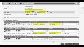 05 15  Creating and Approving Timesheet Request