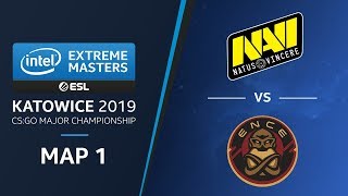 CS:GO - NaVi vs. ENCE [Train] Map1 - Semifinals - Champions Stage - IEM Katowice 2019