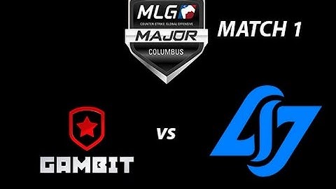 Gambit Gaming vs CLG CS:GO MLG Columbus [31/3/16] [Cache] Map1 BO3