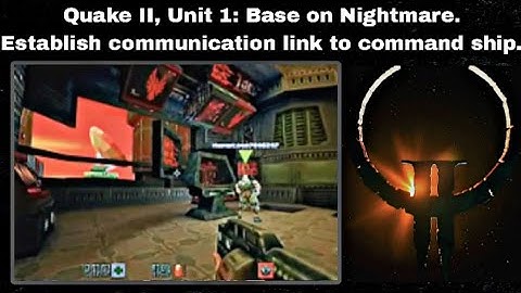 XB1X Quake II Remastered G3, 2P local splitscreen Co-op on The Base: On Nightmare w/ limited lives.