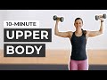 10-Minute Toned Arms Workout (At Home, Dumbbells Only)