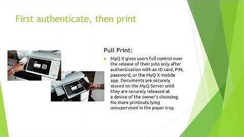 Print Management with MyQ