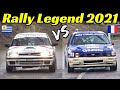 Gustavo trelles vs francois delecour rally legend 2021 san marino splitscreen virtual comparison