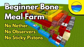 Beginner Bone Meal Farm - Minecraft 1.20+
