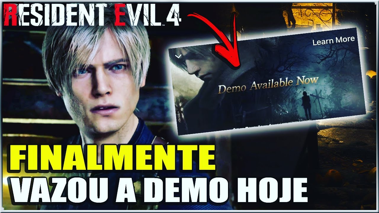 RESIDENT EVIL 4 REMAKE DEMO E DATA CONFIRMADO! MIDIA FISICA DE PS4 E PS5  QUANDO VAI CHEGAR? 