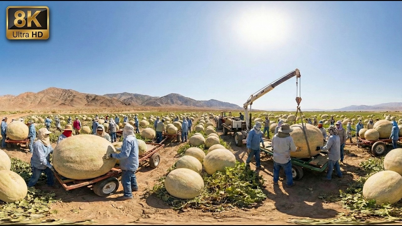Unbelievable, They've Grown Cantaloupes in the Desert!