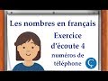 Les nombres en franais exercice dcoute 4