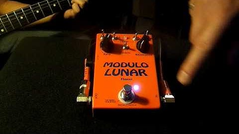 True Bypass Phaser pedal, Tap Tempo. Modulo Lunar: Dedalo Handmade Effects