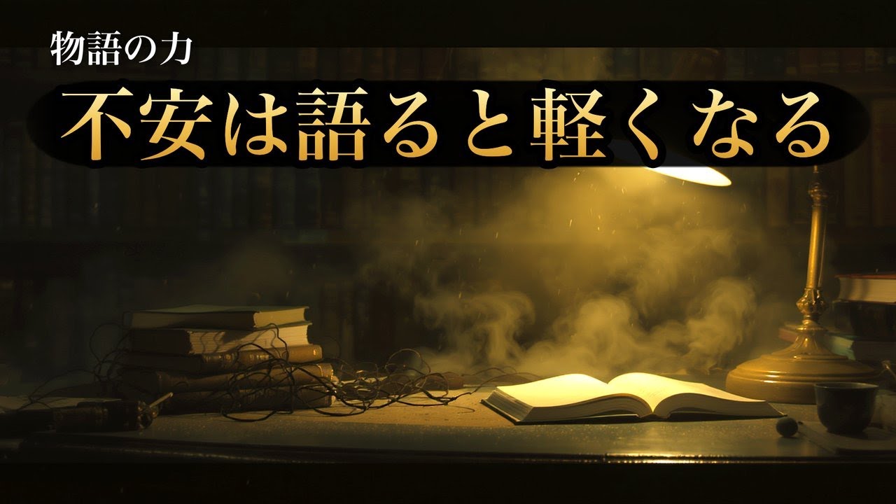 【物語の力】不安を言葉にすると楽になる仕組み