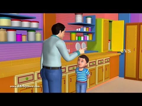Johny Johny Yes Papa Poem - 3D Animation English Nursery Rhyme For Children With Lyrics