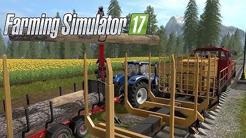 Farming Simulator 17 - Official Gameplay #3: Life on the Railroad