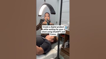 Steal my strategy ⤵️ Create your first digital product using ChatGPT and Canva! Here