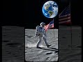 a man on the moon #moon #space #nasanova #youtubeshorts