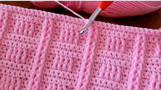 The MOST BEAUTIFUL and UNIQUE Crochet Pattern You've Ever Seen! 😲 EASY Crochet for Blanket