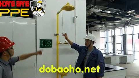 Hướng dẫn sử dụng bồn rửa mắt khẩn cấp có vòi sen - dobaoho.net