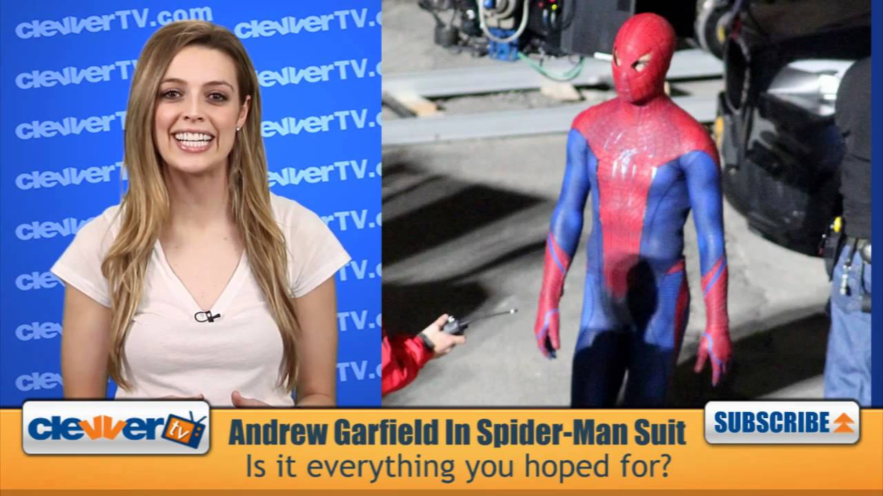 Andrew Garfield Spotted On Set In Spider-Man Suit - YouTube