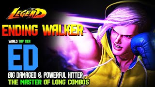 SF6🔥 Ending Walker (ED) Brutal Killing Pro Player Gameplay !  🔥Top Ranked Match🔥SF6 DLC Replays🔥