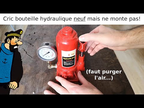 Vidéo: Comment ajouter du liquide dans un cric-bouteille ?