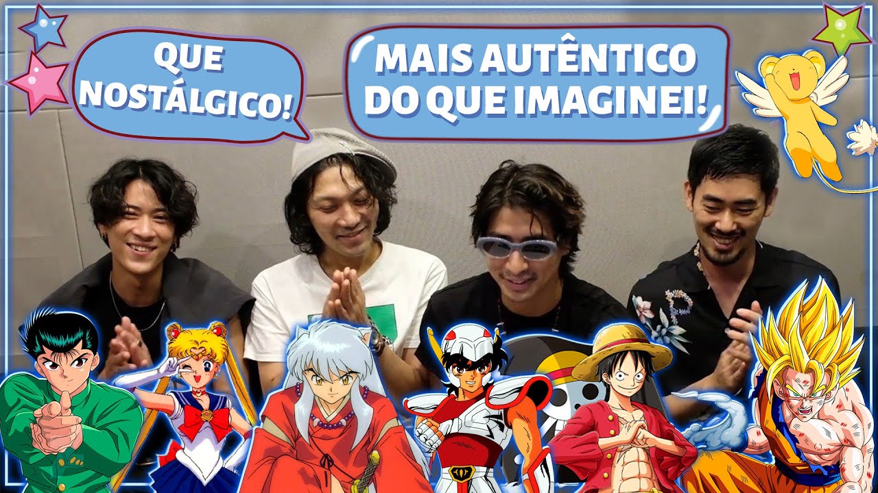 BANDA JAPONESA REAGE A ABERTURAS DE ANIMES EM PORTUGUÊS DO BRASIL (COM I DON'T LIKE MONDAYS)