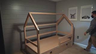 Toddler House Bed  Assembly Video