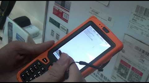 Jepower PDA HT380W Demo Video
