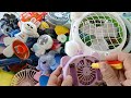 rummaging through a pile of old broken mini fans to find a live motor - surprising results