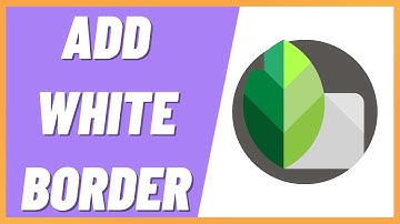 How To Add White Border in Snapseed EASY! (2022)