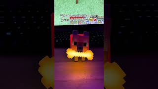 Minecraft dog lamp irl 😌✨ #minecraft #dog #lamp #irl #nostalgia #wolf #usa