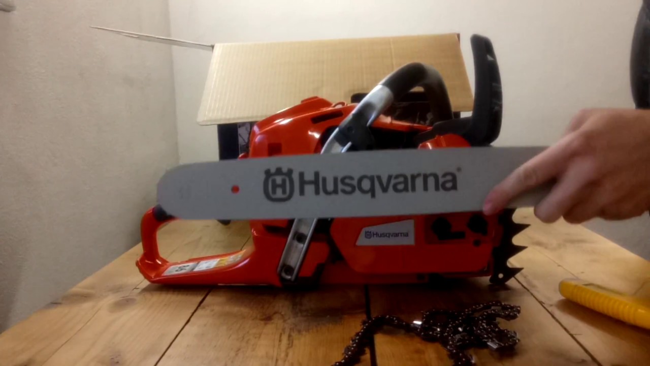 UNBOXING Chainsaw Husqvarna 555 YouTube