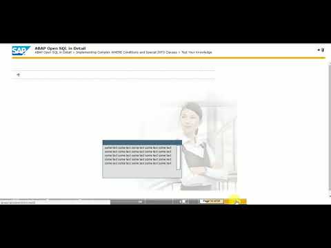 Video: Was ist SQL in SAP ABAP?