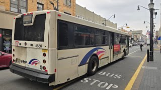 On-Board Ride: NJ TRANSIT 84 JOURNAL SQ VIA BERGENLINE (NABI 40-SFW 5880)