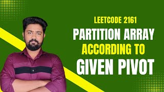 Full 🚀 Partition Array According to Given Pivot | Java Solution with Step-by-Step Explanation | DSA News