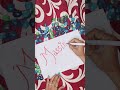 "Writing Your Name in Calligraphy ✨#mafiaking 🔥#michelemorrone #massimo #massimotaramasco