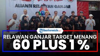Relawan Ganjar Gorontalo Target Menang 60 Plus 1 Persen