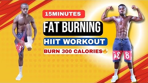 15 MIN FAT BURNING HIIT WORKOUT - Full Body - No Equipment 