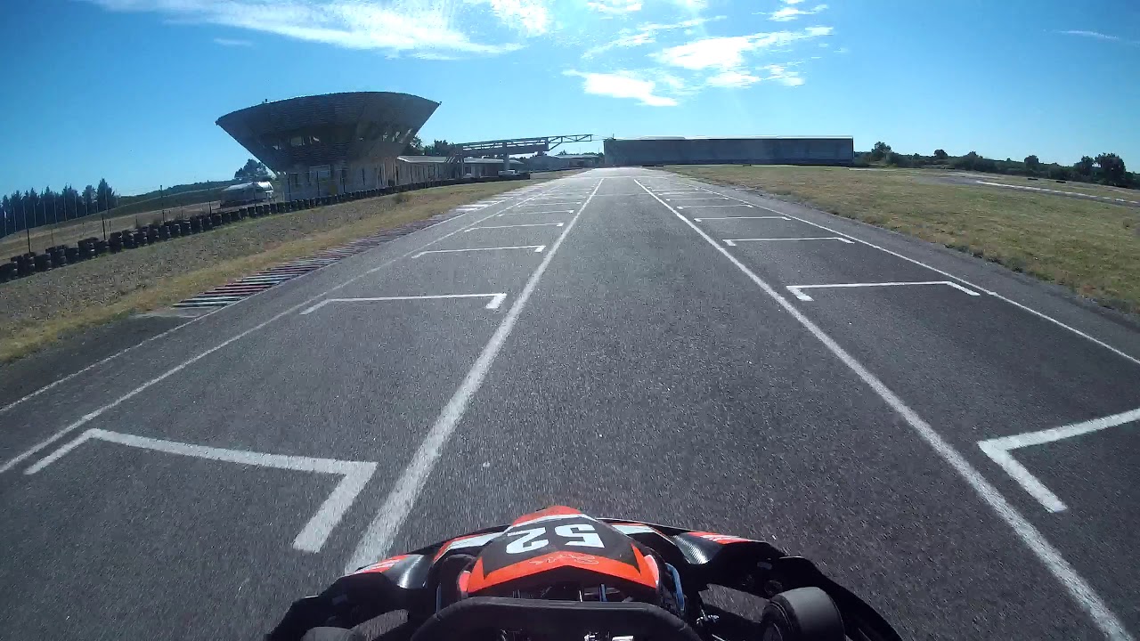 Première session karting 2t et découverte du circuit Val d'Argenton