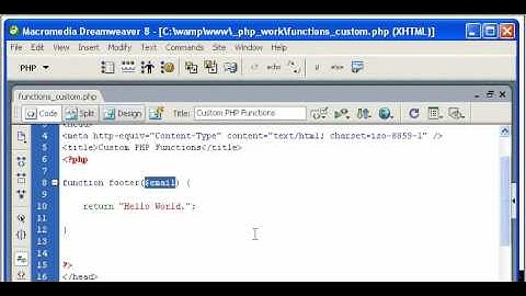 php custom functions 1 2