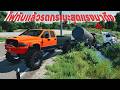 รถน้ำมันไฟดับแล้วเอารถกระบะตัวแรงมาดึงขึ้นจากคลองจะขึ้นได้เปล่า? | Farming Simulator 22