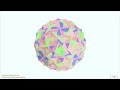 Compostos poliédricos - Cubo snub biscrito - Geometria Sagrada