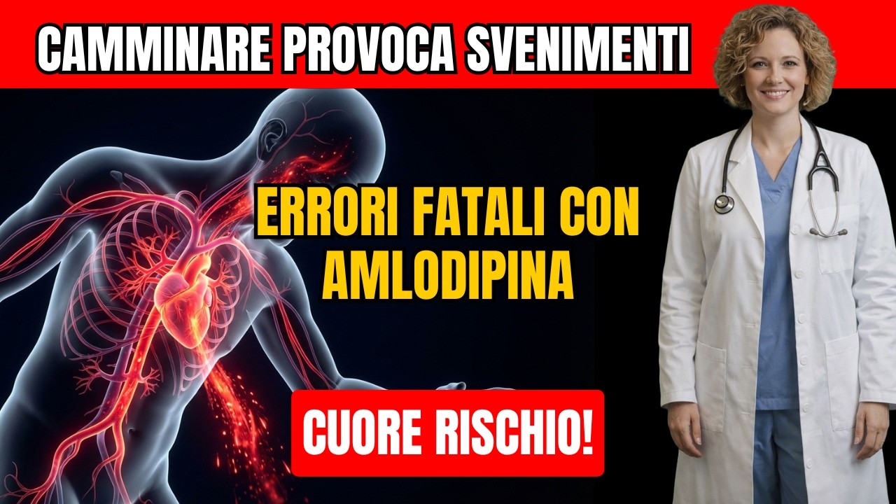 Cardiologo SCIOCCATO: 5 Errori nel Camminare che Anziani con Amlodipina Fanno Ogni Giorno