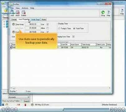MetriQ Hands Free Timesheet Software: Folder Profiles
