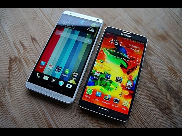 HTC One Max y Samsung Galaxy Note 3 - Comparación