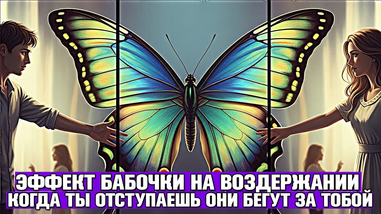 🦋 ЭФФЕКТ БАБОЧКИ НА ВОЗДЕРЖАНИИ: ТЫ ПЕРЕСТАЕШЬ БЕГАТЬ ЗА ЖЕНЩИНАМИ — ОНИ ПОБЕГУТ ЗА ТОБОЙ!