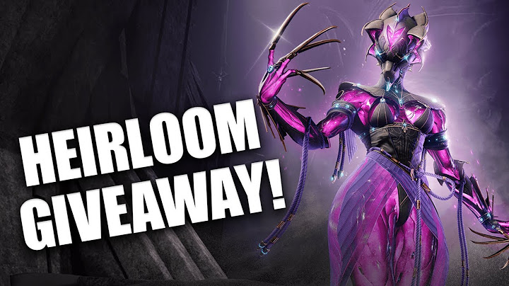 HEIRLOOM GIVEAWAY + NEW INFO ABOUT WARFRAME'S TENNOCON 2025 BIG REVEAL