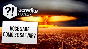 O que fazer para se proteger de uma bomba nuclear?