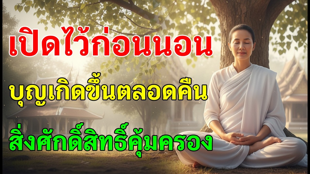 ☸ เปิดไว้ก่อนนอน บุญเกิดขื้นตลอดคืน สิ่งศักดิ์สิทธิ์คุ้ทครอง