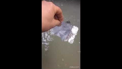 Ultrasonic Cleaner Foil test video